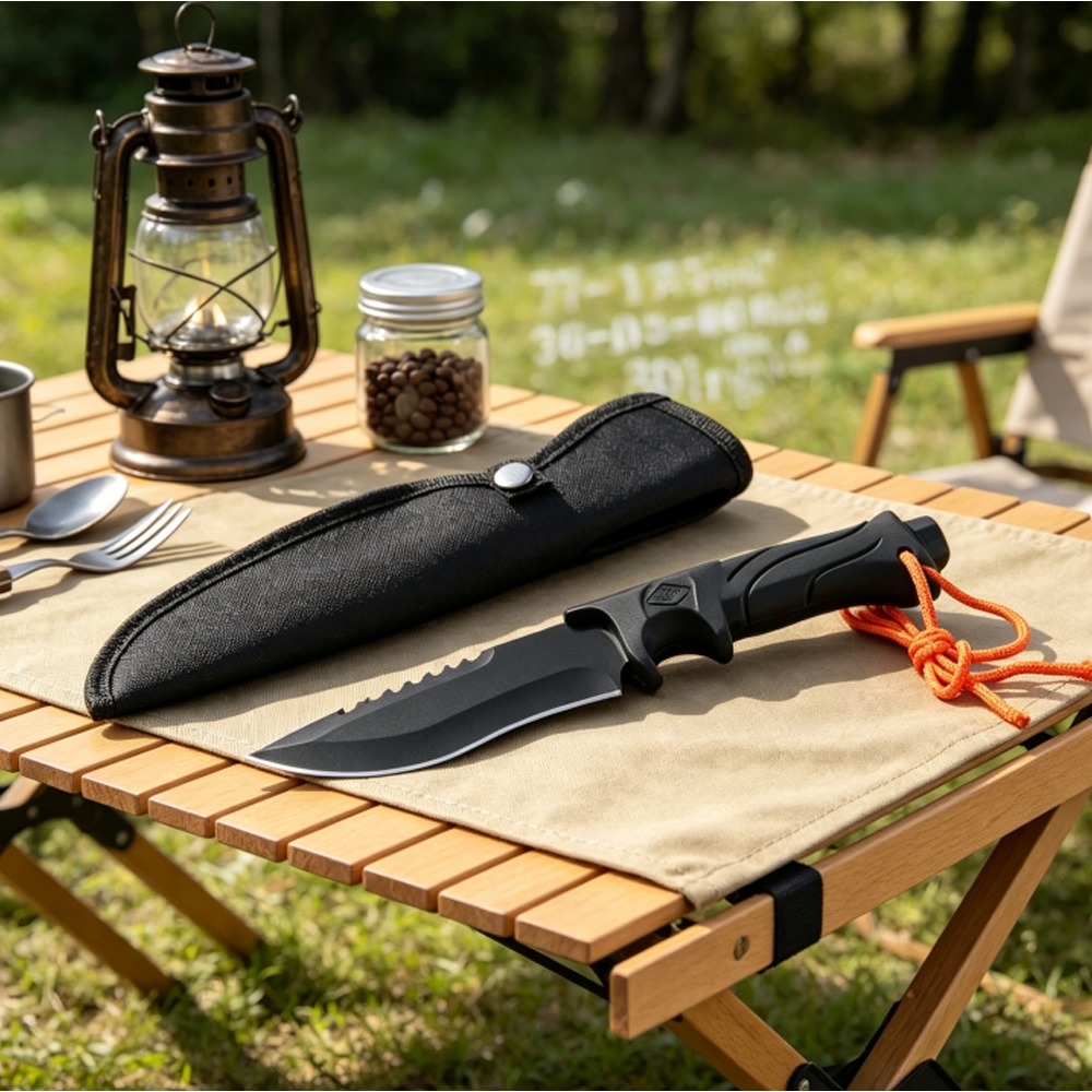 Dive Knife Titanium - Multi-Purpose Camping Survival EDC Knife Fixed